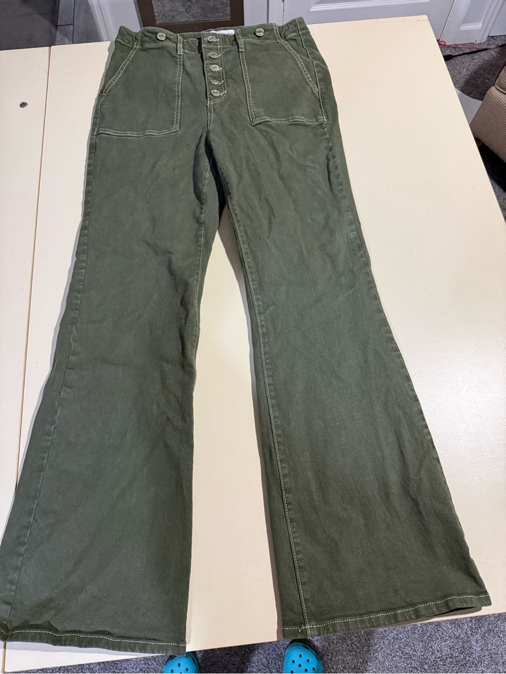 Loft flared pants